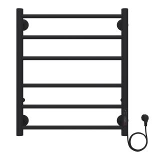 Полотенцесушитель электрический AZARIO PARMA AZ10856B 500/600 6 секций, тен справа, черный